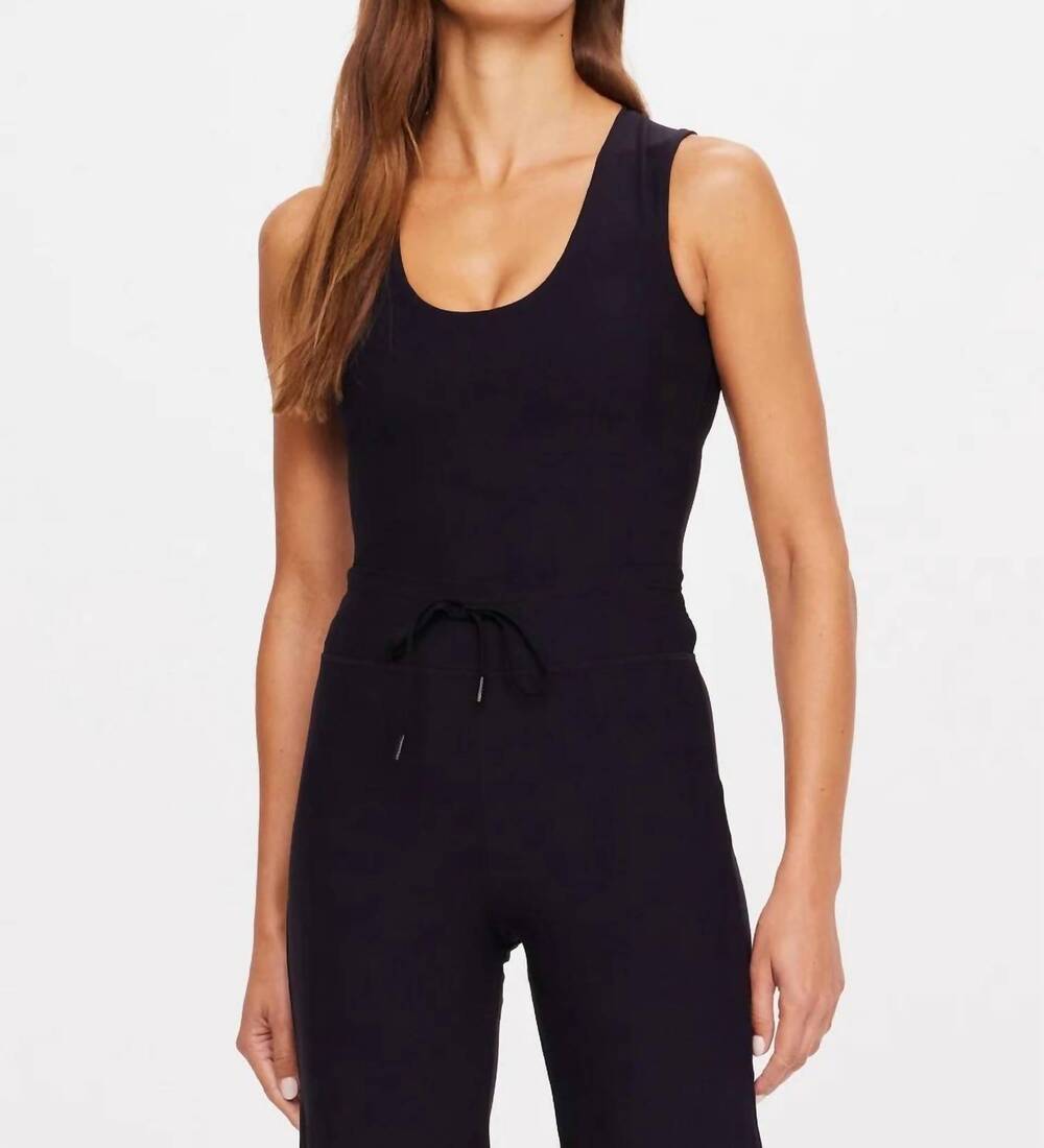 NEW THE UPSIDE women's onyx kori crop tank top in black